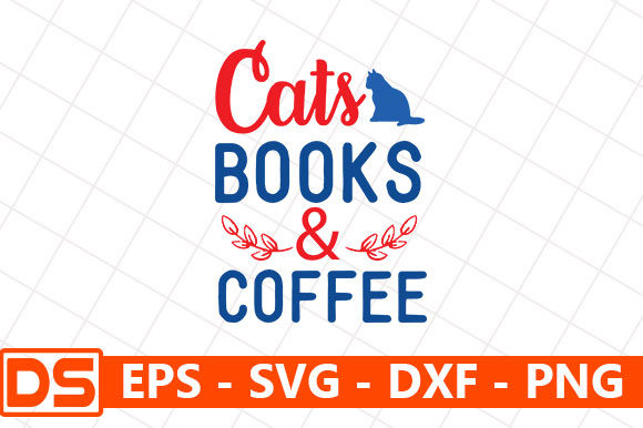 Cats Books Coffee