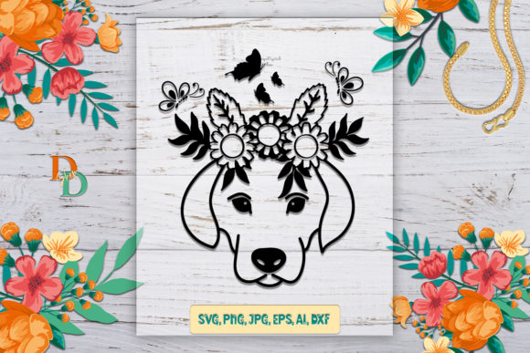 Dog with Flower: A Thoughtful Embroidery Design Review