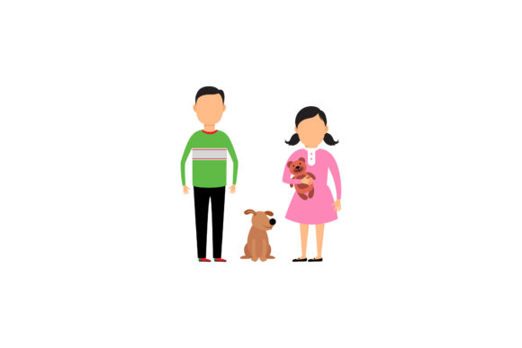 Family Asset Siblings Dog