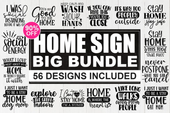 Quarantine Bundle - Home Sign